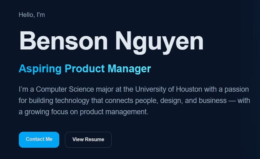 Portfolio Website